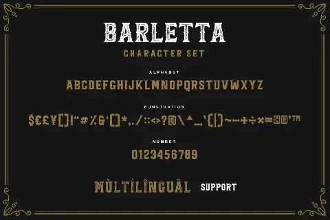 Barletta font