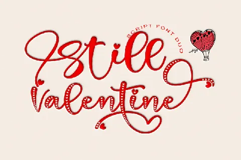 Still Valentine font