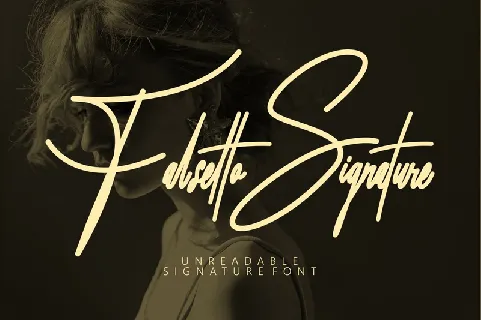 Falsetto Signature font