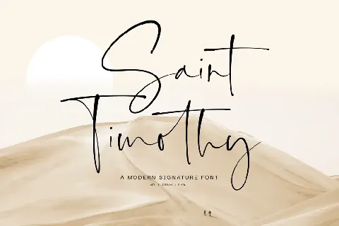 Saint Timothy font