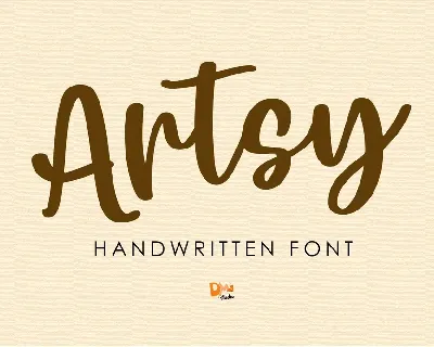 Artsy font