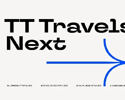 TT Travels Next Family font