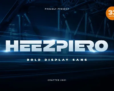 Heezpiero font