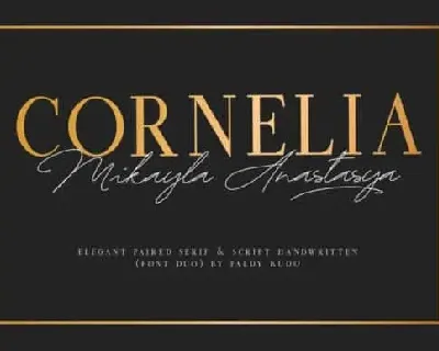 Cornelia Duo font