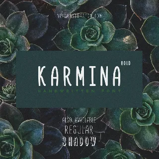 Karmina Handwritten font