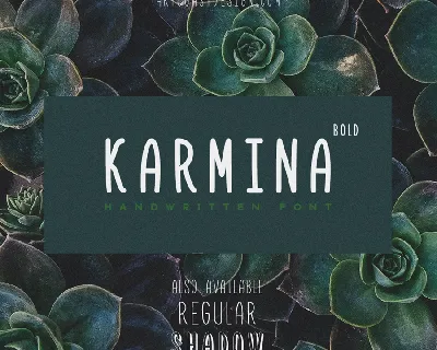 Karmina Handwritten font