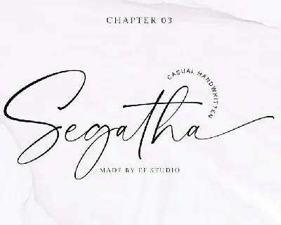 Segatha font