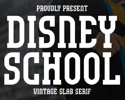 Disney School font