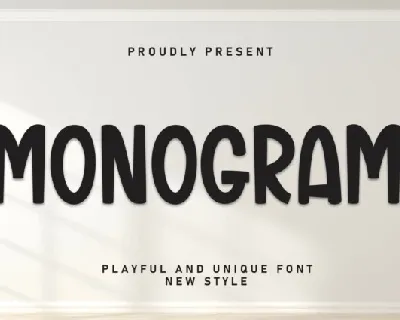 Monogram Display font