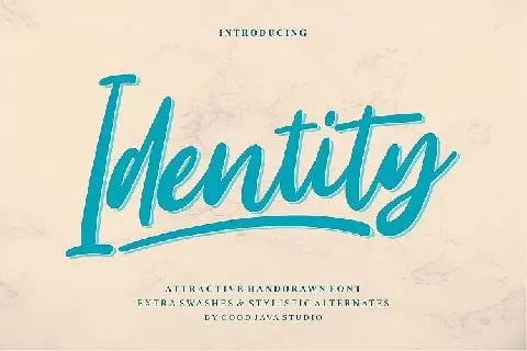 Identity Script font