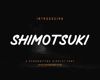 Shimotsuki-Personal font