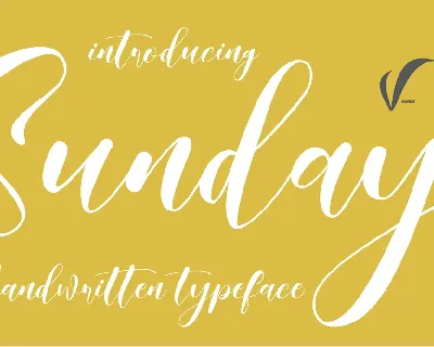 Sunday font