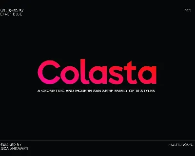 Colasta Family font