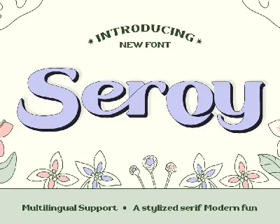 Seroy font