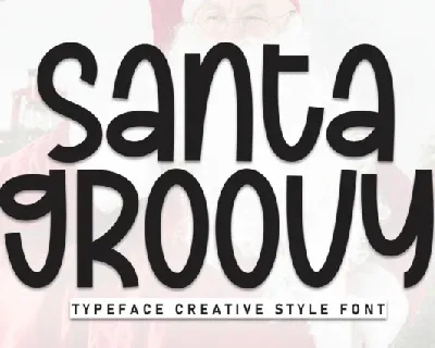 Santa Groovy Display font