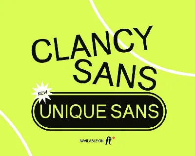 Clancy font