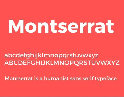 Montserrat font