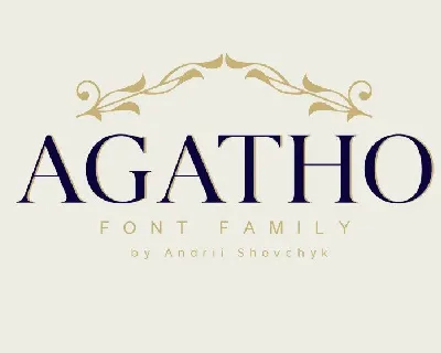 Agatho Family font