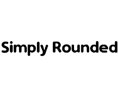 Simply-Rounded font