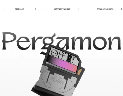 OT Pergamon Family font