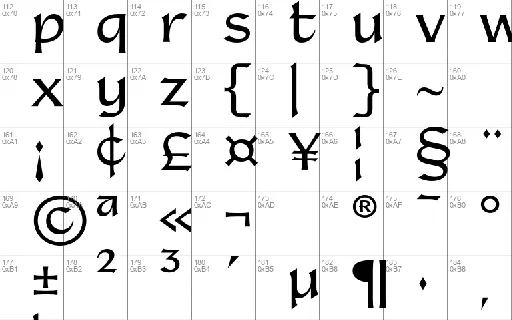 OT Pergamon Family font