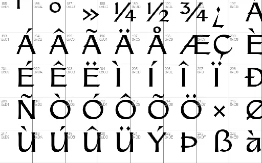 OT Pergamon Family font