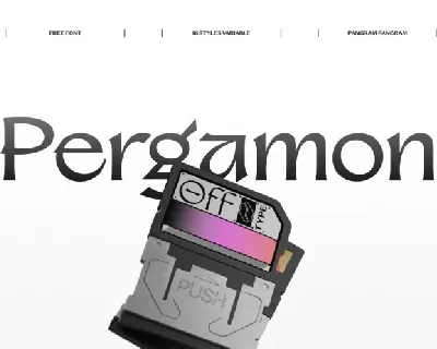 OT Pergamon Family font