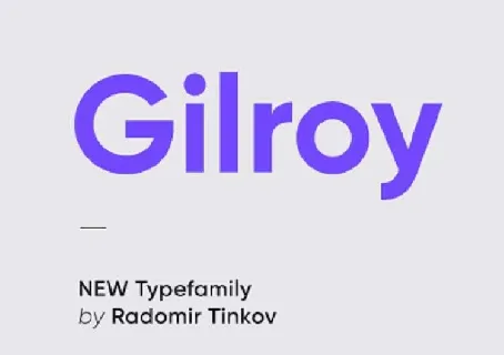 Gilroy Family Free font