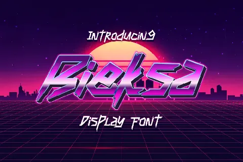 Bieksa Free Trial font