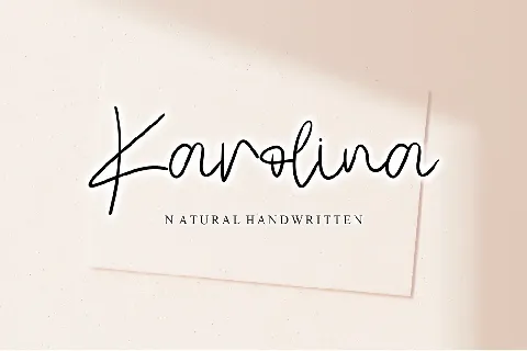 Karolina font