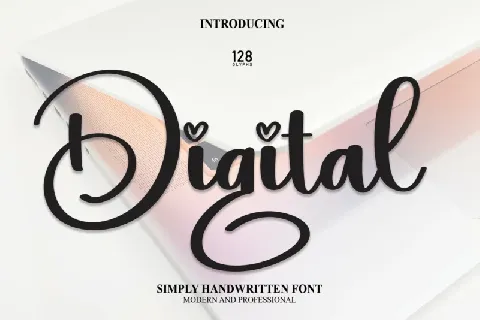 Digital Script font