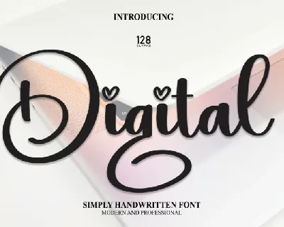 Digital Script font