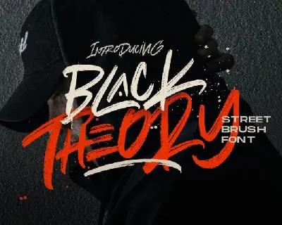 Black Theory Urban Brush font