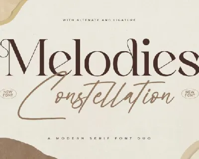 Melodies Constellation Duo font