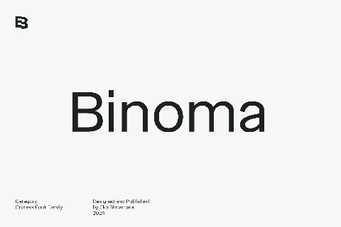 Binoma font