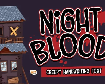 Night Blood font