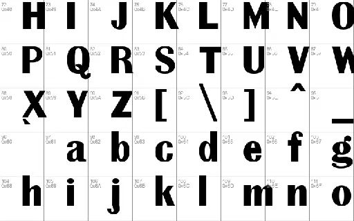 Camelin font