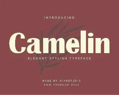 Camelin font