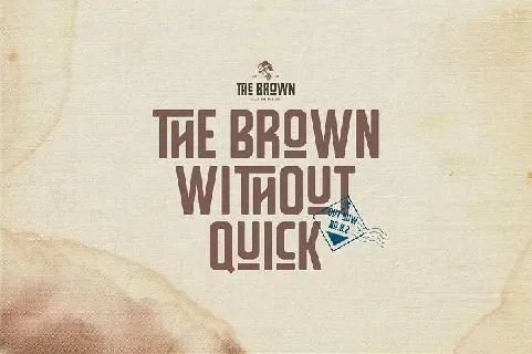 The Brown Typeface font