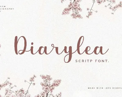 Diarylea Script font
