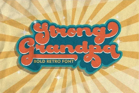 Strong Grandpa font