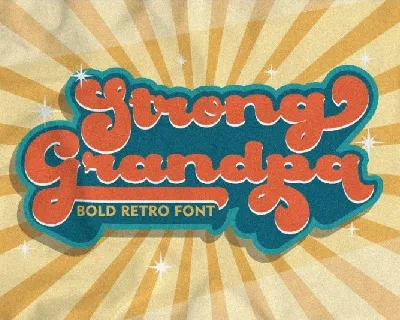 Strong Grandpa font