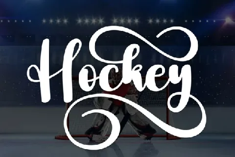 Hockey font