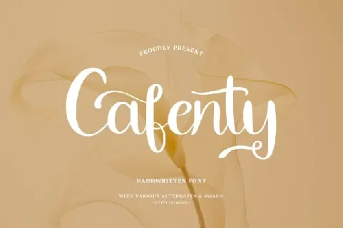 Cafenty font