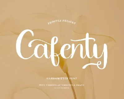 Cafenty font