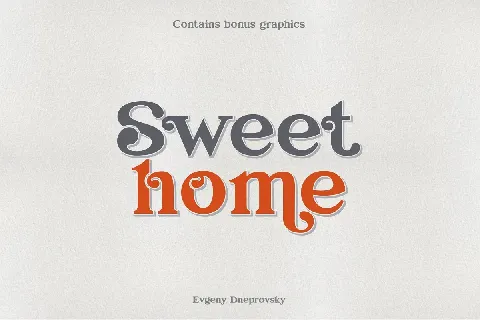 Sweet Home font