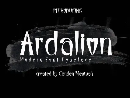 Ardalion font