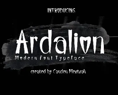 Ardalion font