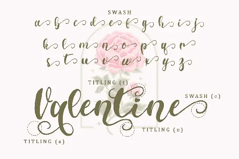 Valentine Peace - Personal Use font