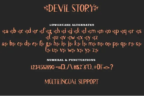 Devil Story font